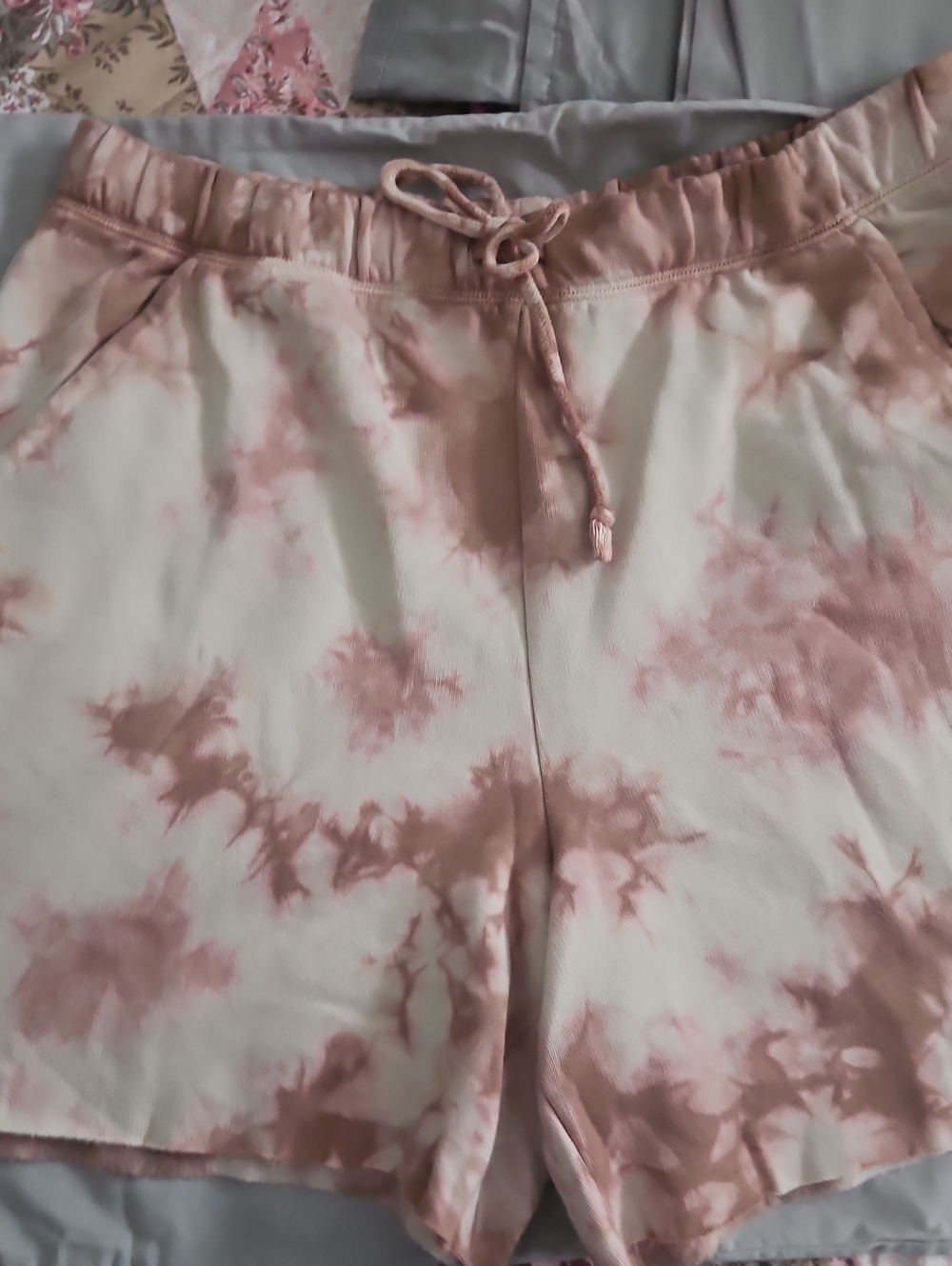 PINK Victoria's Secret Pink Tie-Dye Athletic Lounge Shorts